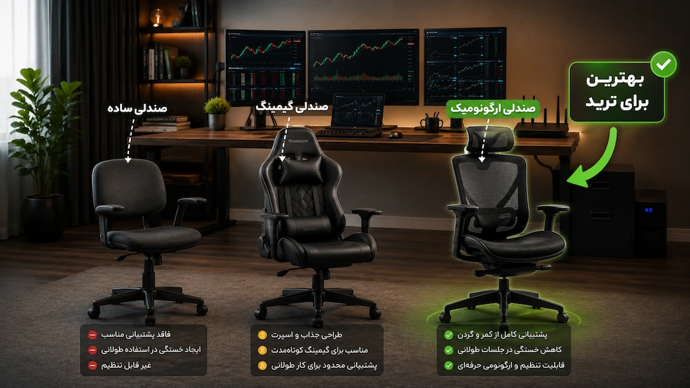 بهترین صندلی ترید