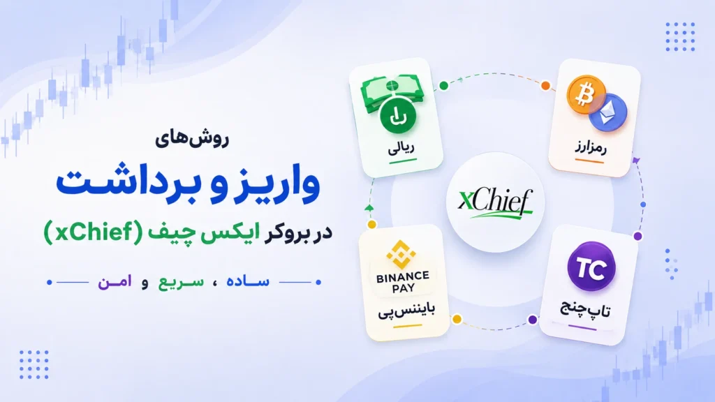 روشهای واریز و برداشت در بروکر ایکس چیف (xChief)